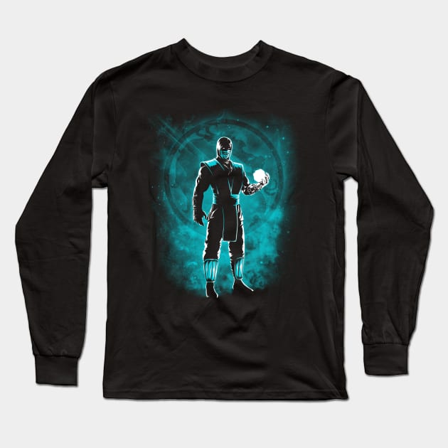 Ice Ninja Long Sleeve T-Shirt by ddjvigo